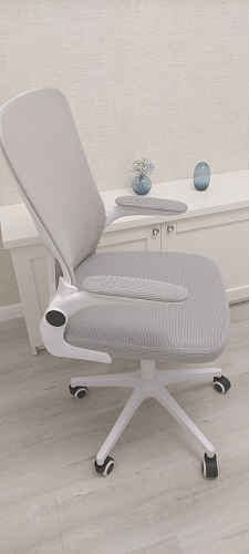 Компьютерное кресло Konfi blue / white фото покупателя 165