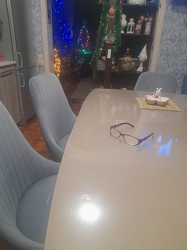 Стул на металлокаркасе Kora white / gray фото покупателя 611