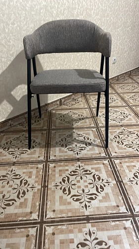 Стул на металлокаркасе Twin gray / black фото покупателя 46