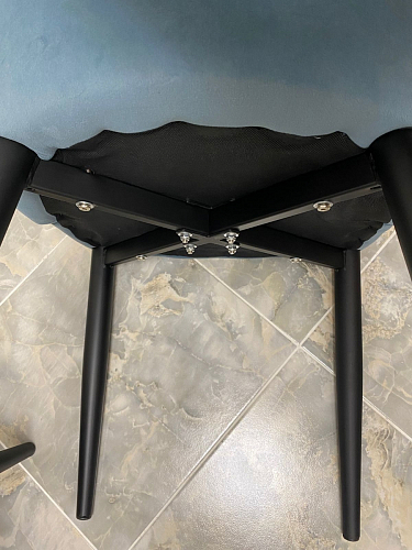 Стул на металлокаркасе Kora white / gray фото покупателя 345