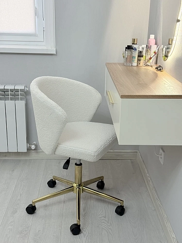 Компьютерное кресло Lika white teddy фото покупателя 7