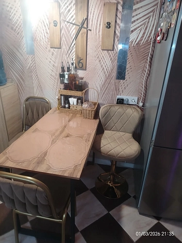 Барный стул Porch dark beige / chrome фото покупателя 24