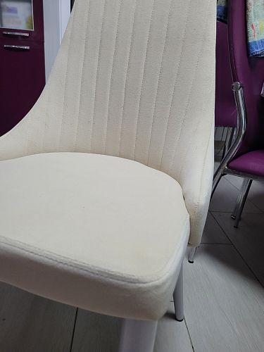 Стул на металлокаркасе Kora white / gray фото покупателя 599