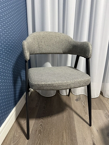 Стул на металлокаркасе Twin gray / black фото покупателя 56