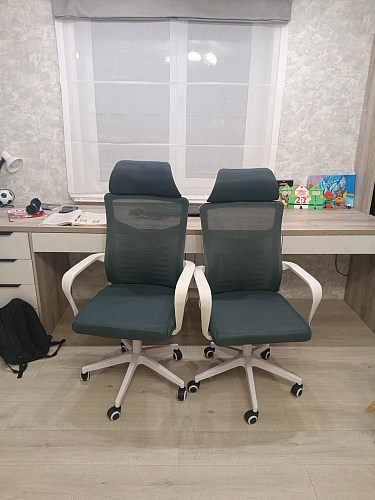 Компьютерное кресло Montana blue / white фото покупателя 21