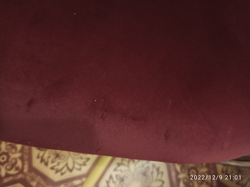 Стул на металлокаркасе Gabi wine red / black фото покупателя 185