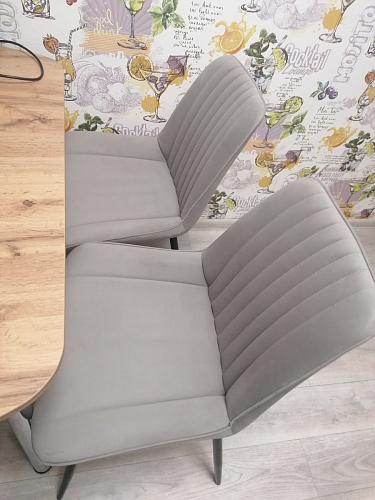 Стул на металлокаркасе Вейв латте (hl 70) / белый фото покупателя 154