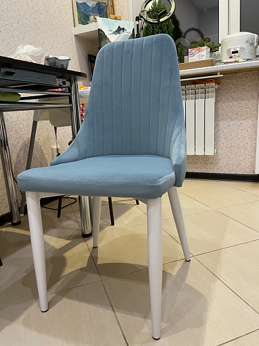 Стул на металлокаркасе Kora white / gray фото покупателя 230