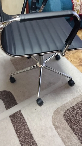 Компьютерное кресло Reus pu white / chrome фото покупателя 37