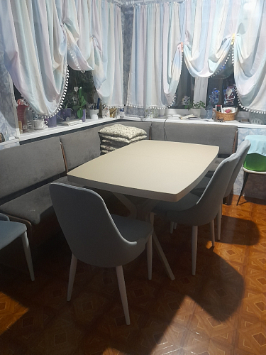 Стул на металлокаркасе Kora white / gray фото покупателя 618
