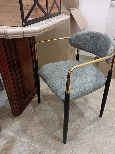 Кресло Lord gray / black / gold фото покупателя 14