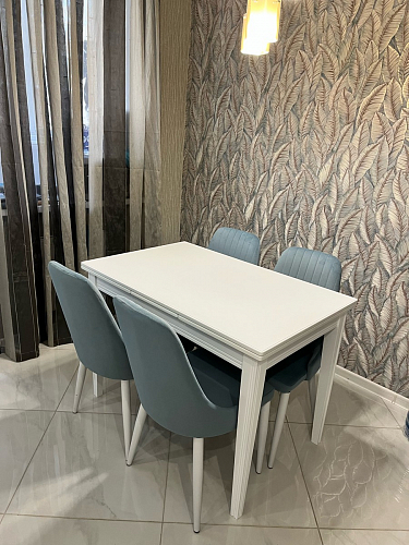 Стул на металлокаркасе Kora white / gray фото покупателя 398