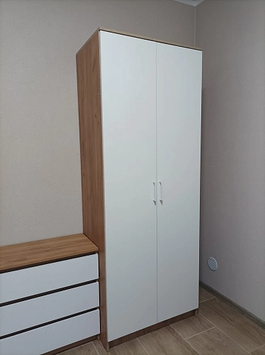 Шкаф Сантори белый текстурный фото покупателя 12