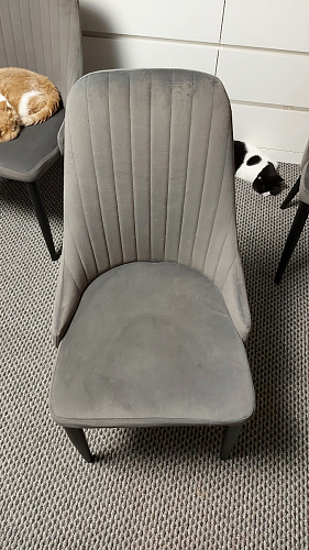 Стул на металлокаркасе Kora white / gray фото покупателя 404
