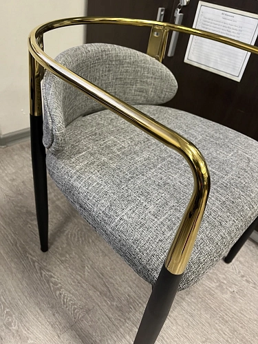 Кресло Lord gray / black / gold фото покупателя 9