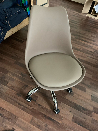 Компьютерное кресло Kolin с подушкой clear / white фото покупателя 438