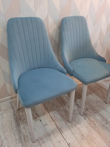 Стул на металлокаркасе Kora white / gray фото покупателя 412