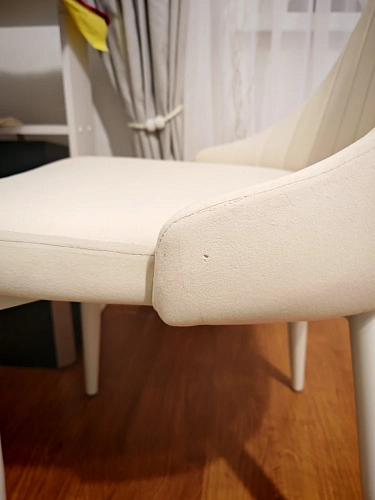Стул на металлокаркасе Kora white / gray фото покупателя 138