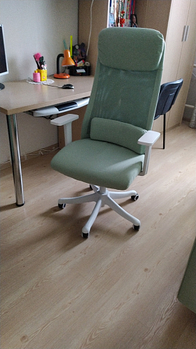 Компьютерное кресло Salta light green / white фото покупателя 25