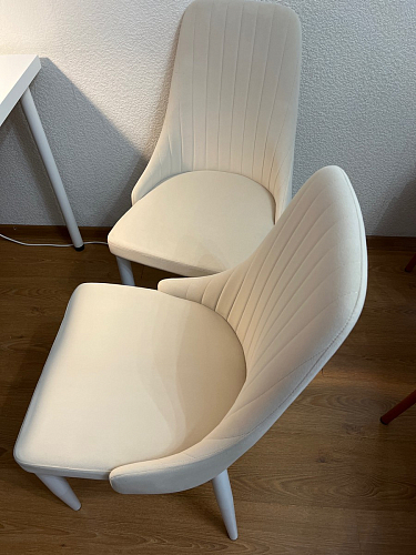Стул на металлокаркасе Kora white / gray фото покупателя 534