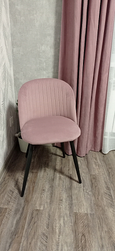 Стул на металлокаркасе Gabi wine red / black фото покупателя 394