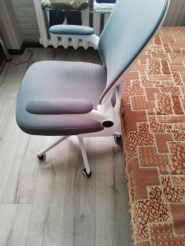 Компьютерное кресло Konfi blue / white фото покупателя 117