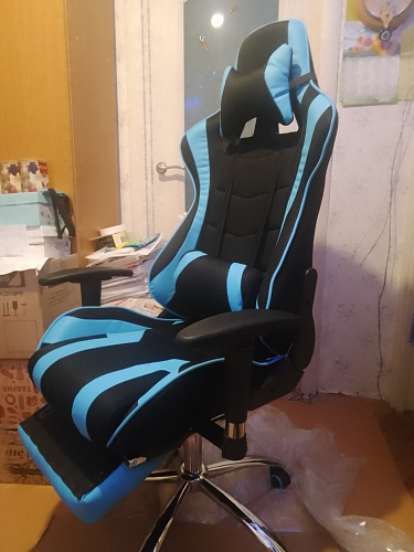 Компьютерное кресло Kano 1 light blue / black фото покупателя 4