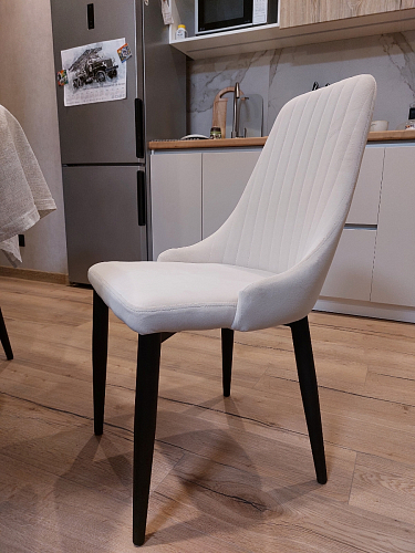 Стул на металлокаркасе Kora white / gray фото покупателя 322