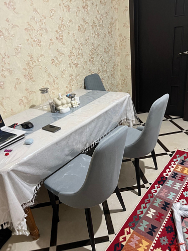 Стул на металлокаркасе Kora white / gray фото покупателя 542