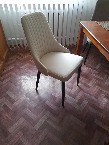 Стул на металлокаркасе Kora white / gray фото покупателя 102