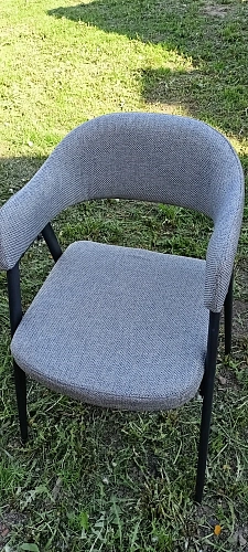 Стул на металлокаркасе Twin gray / black фото покупателя 33