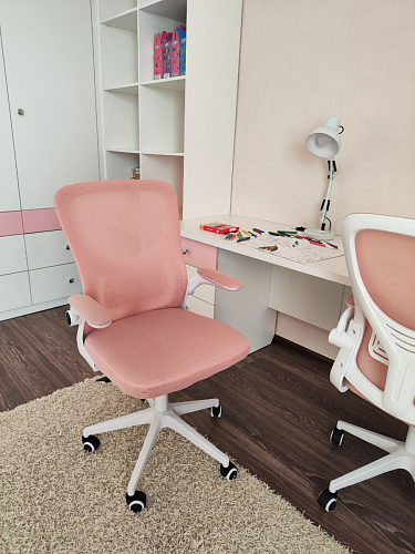 Компьютерное кресло Konfi blue / white фото покупателя 140