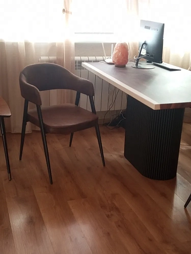 Стул на металлокаркасе Twin gray / black фото покупателя 11