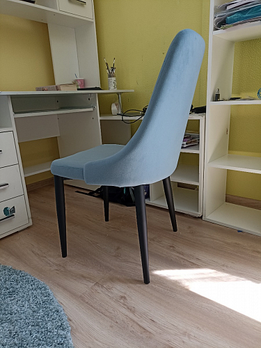 Стул на металлокаркасе Kora white / gray фото покупателя 262