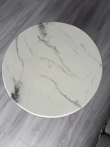 Журнальный столик Monika 50х55 marble / gold фото покупателя 6