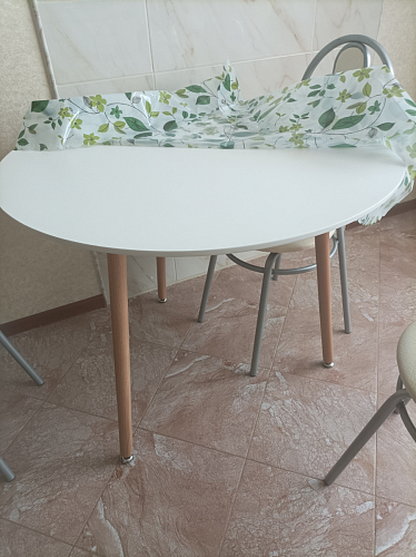 Стол Lorini 60 white / wood фото покупателя 18