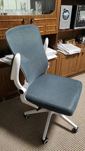 Компьютерное кресло Konfi blue / white фото покупателя 306