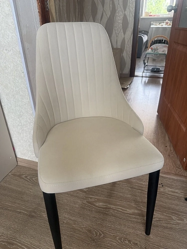 Стул на металлокаркасе Kora white / gray фото покупателя 81