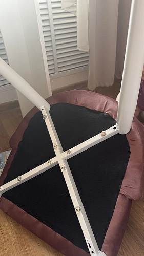 Стул на металлокаркасе Kora white / gray фото покупателя 119