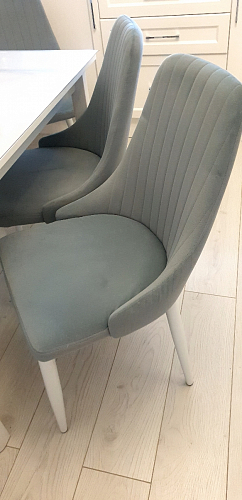 Стул на металлокаркасе Kora white / gray фото покупателя 386