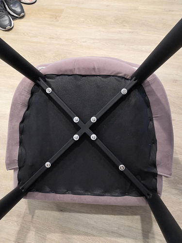 Стул на металлокаркасе Vener light purple фото покупателя 22