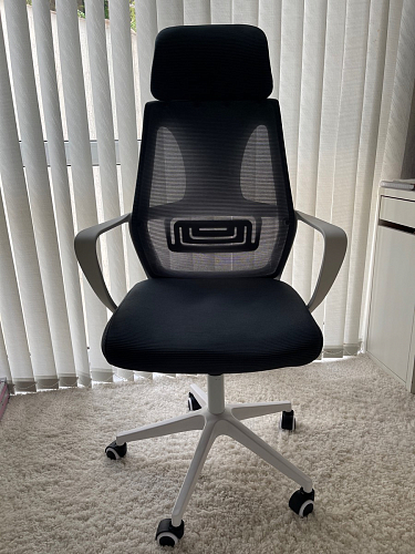 Компьютерное кресло Golem dark gray / white фото покупателя 39