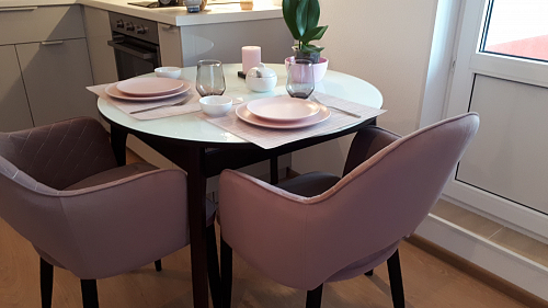 Стул на металлокаркасе Vener light purple фото покупателя 29
