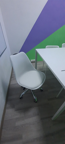 Компьютерное кресло Kolin с подушкой clear / white фото покупателя 353