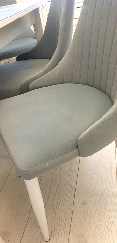 Стул на металлокаркасе Kora white / gray фото покупателя 387