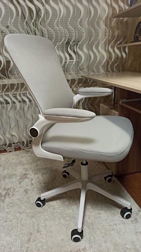 Компьютерное кресло Konfi blue / white фото покупателя 94