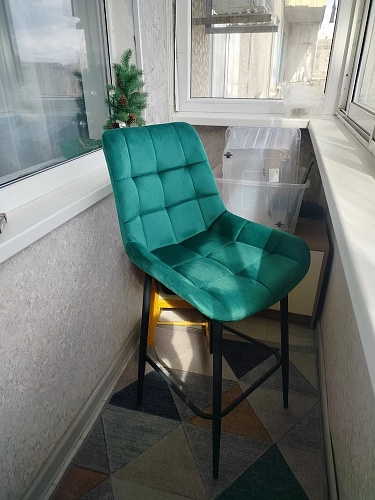 Полубарный стул Стронг латте / черный фото покупателя 131