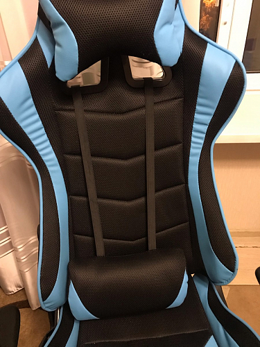 Компьютерное кресло Kano 1 light blue / black фото покупателя 80