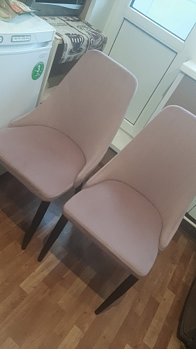 Стул на металлокаркасе Kora white / gray фото покупателя 602