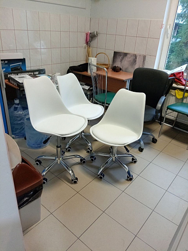 Компьютерное кресло Kolin с подушкой clear / white фото покупателя 108